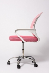 Офисное кресло BN-7166 . Белое\розовое
