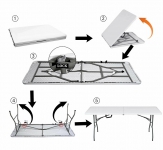 Стол раскладной садовый DT 15